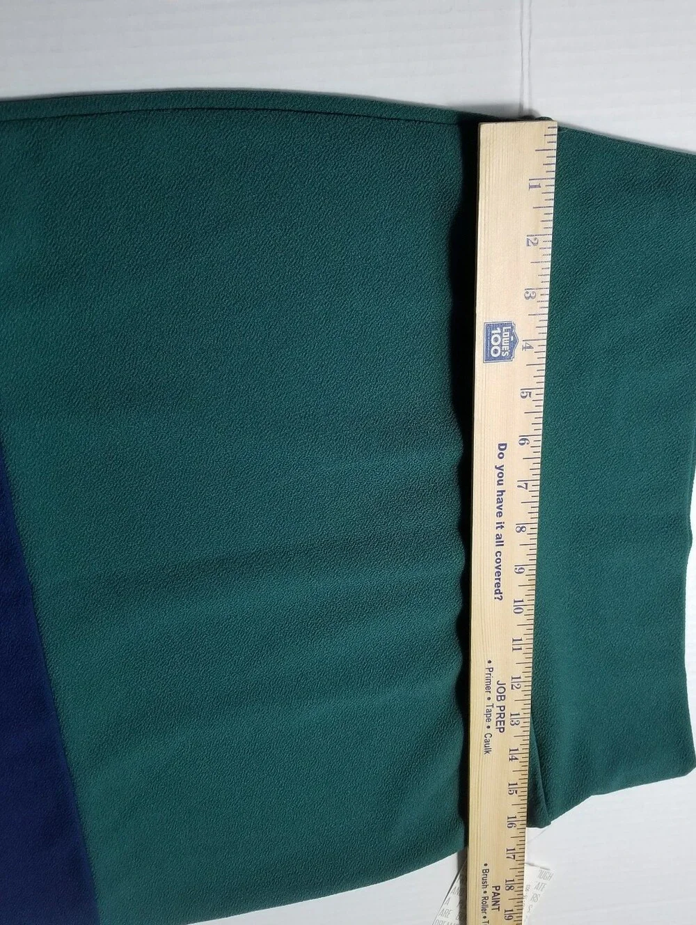 NWT LULAROE WOMEN'S GREEN AND NAVY CASSIE SKIRT SIZE LARGE